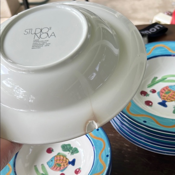 Colorful Fish Design Ceramic Bowls - Picture 9 of 10